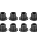 8 Pack Flanged Sleeve Bearings POM Plastic Bushings 3mm ID 4mm OD 5mm Length With 7.5mm Flange 0.7mm Thick Black Low Friction Bushing Kit