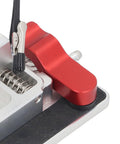 Helping Hands Soldering Station With Aluminum Third Hand Clamp Kit showing red clamp and ceramic jaw