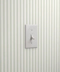 Top Shelf Heavy Duty Vinyl Wallpaper Featuring A Subtle Leather Texture Custom Printed For Commercial Spaces Offices Hotels with light switch.