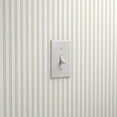 Top Shelf Heavy Duty Vinyl Wallpaper Featuring A Subtle Leather Texture Custom Printed For Commercial Spaces Offices Hotels with light switch.