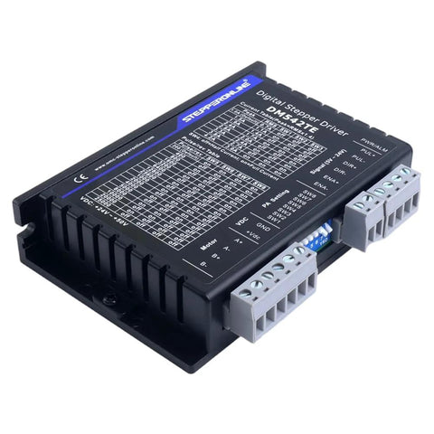 STEPPERONLINE TE series digital stepper driver module, 24–50V DC, 1.0–4.2A, for NEMA 17/23 motors