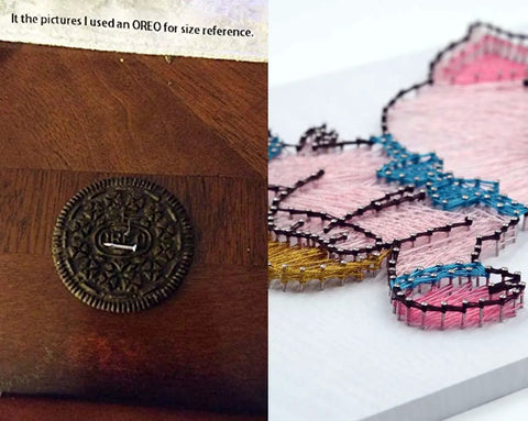 Badass Tiny Decorative Mini Nails For Sweet DIY Upgrades And Vintage Drawer Fixes Two Hundred Pack Flat Head Tin Tacks Perfect For String Art And Totally Rad Handmade Creations With Silver Shine