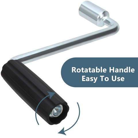 Replacement RV Pop Up Camper Crank Handle Durable Iron And Plastic Roof Lift Tool For Jayco Viking Coachmen Fleetwood Rotatable