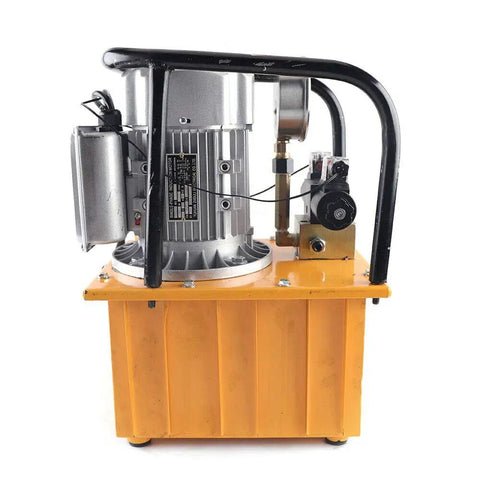 Heavy Duty 750W Electric Hydraulic Pump 110V Double Acting Solenoid Valve 10000 Psi With 7L Oil Reservoir Hella Reliable Power And Zero Hassle Setup For Everyday Garage Tasks Or Serious Shop Builds
