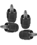 4 Pack Quick Connect Bike Hydraulic Disc Brake Oil Needle Inserts, Aluminum Alloy Construction, Dustproof, EZ Install image