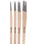 Score Big On Crisp Trim Lines With This 4 Piece Paint Brush Set Featuring Dense Synthetic Bristles And Rust Proof Stainless Ferrules.