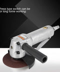 Badass Pneumatic Angle Grinder 11000 RPM Knockout grinding tool with press type switch and aluminum body for shop use.