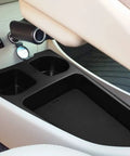 Center Console Cup Holder Organizer For Toyota Prius 2010 2011 2012 2013 2014 2015 Replacement Box With Removable Silicone Mats