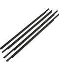 Weatherstrip Window Seal Belt Kit For Toyota Prius 2004-2009 Exterior Window Seals Black Rubber Front And Rear Left Right 1 Set Fits Hatchback