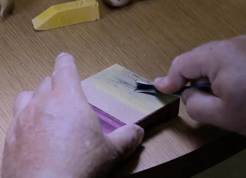 Using Wood Carving Tools SlipStrop Kit For Razor Sharp Edges And Ultra Smoothing Deburring And Polishing Compound Included