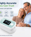 Portable Fingertip Pulse Oximeter With SpO2, Pulse Rate, Respiration Rate and Perfusion Index, Fast Accurate Readouts for Home and Sports