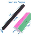 All In One Nail File And Buffer Set With 4 Way Buffers Shine Kit For Natural Nails Manicure Filing Polishing Buffing