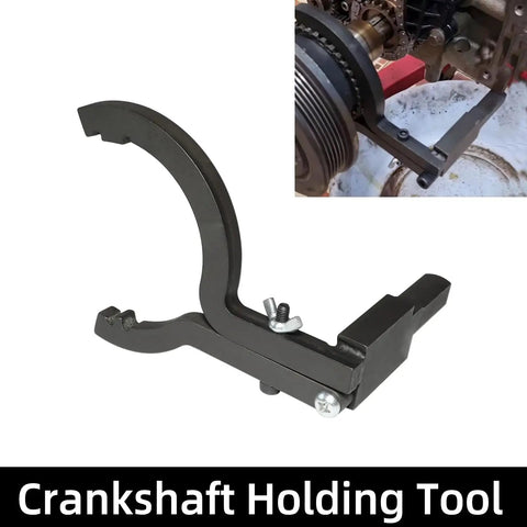 Crankshaft holding tool from the 8-Piece Camshaft Timing Tool Kit For Ford Explorer Ranger Mustang Land Rover Mercury Mountaineer Mazda 4.0L 4015CC SOHC V6 8 Piece Set For Precision Engine Timing And DIY Or Professional Repairs.