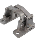 CYRENT stainless steel hidden door hinge with adjustable arms and mounting plate