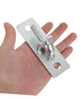 Tough As Nails Four Pack Wall Mount Fence Hinge Kit For Barn Doors And Outdoor Gate Posts Featuring Genuine Galvanized Steel Build in hand.