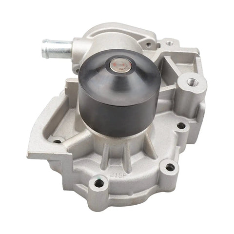 Heavy Duty Water Pump For Subaru Naturally Aspirated Engines Straight Bolt Up Coolant Swap For 1993 2005 Impreza Legacy Forester Outback Baja 1.8 2.2 2.5 H4 Engine showing aluminum housing and black impeller.