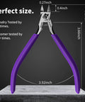 Ultra Thin Model Nippers For Beginners And Hobbyists, Precision Single Edged Cutter With Non Slip Grip, 4.7 Inch Tool