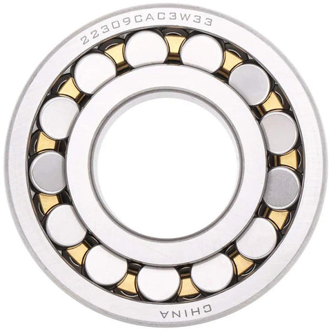 Upgrade With This 2 Pack Of Rock Solid Spherical Roller Bearings 22309CAC3W33 Featuring 45 X 100 X 36 Millimeter Specs And A Heavy Duty Bronze Cage Open Design Built For Smooth Motor Rotations That Crushes Daily Grind Without Skipping A Beat