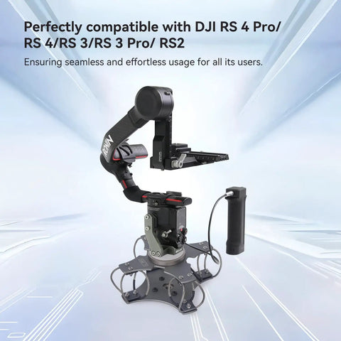 Vibration Isolator Wire Mount for DJI RS Series Gimbals Up to 11 Lb Payload Shock Absorbing Stabilizer Accessory in setup mode