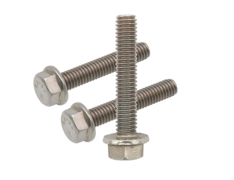 Genuine 304 Stainless Steel Hex Flange Bolts 5 16 By 18 X 1 3 4 Inch Fully Threaded Flanged Hex Head Screws Tough As Nails For Decking Fencing And Machine Assembly Heavy Duty Real Deal 10 Piece Set