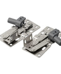 Soft Close Tip Out Tray Hinges 45 Degree Steel Scissor Hinge Nickel Plated Self Locking Folding Heavy Duty Cabinet Hardware 2 Pack