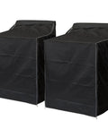 2 Pack Washing Machine Covers For Top Load And Front Load Washers And Dryers, All Weather Outdoor Protection, Black, 29x28x43 Inches