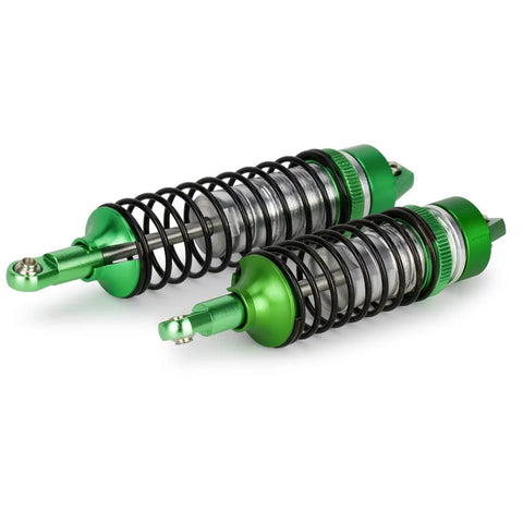 Green Aluminum Front And Rear Shock Absorbers For 1 To 10 Slash 4x4 2WD Rustler VXL Stampede RC Car Upgrade Parts Beefed Up Performance