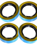 Trailer Hub Grease Seal Kit 10-36 22333TB For 5200-7000 Lb Axles, 4-pack of blue and black seals, 2.25x3.37 inch size