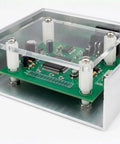 Top Shelf M20 Nylon Flat Washers, White Plastic Insulating Spacers For Bolts And Screws, 30 Pack around a circuit board in metal case.