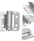 Soft close corner cabinet hinge in zinc alloy and steel for kitchen and furniture cabinets