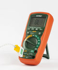 True RMS Heavy Duty Industrial Multimeter With IP67 Waterproof And 6 Foot Drop Protection CAT IV 1000V UL Listed angled view