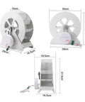 100W Low Speed Hydro Generator Micro Water Turbine Disc Portable Power dimensions and design views