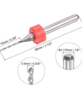 0.9mm Solid Tungsten Carbide PCB Drill Bit Set With 1/8 Inch Shank, 38mm Length, Pro Grade Hardness And Wear Resistance, 10 Pieces.