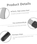 Close-up of 5 Piece Ergonomic Mowing Sickle Set For Manual Reaping And Garden Harvesting With Non Slip Handles details