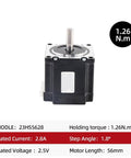 Integrated T8 Screw Linear Actuator Kit With NEMA23 Mounts C Beam Style Sliding Frame Compact All In One Unit For Small 3D Printers CNC Routers And Precise Linear Positioning Projects, black NEMA23 stepper motor, 56mm