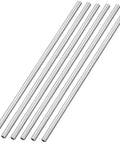 Six Piece Set Of 6063 Aluminum Round Tubes, 0.25 Inch Outside Diameter, 0.04 Inch Wall Thickness, 36 Inch Long Seamless Straight Tubing