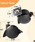 Level Up Your Weekend Cookout Routine With These Hella Durable Locking Casters Optimized For Up Front Control Gas Grills Smooth Rolling Replacement Wheels For Spirit Series Families product dimensions displayed.