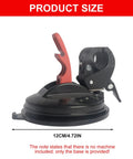 Beefy 45mm Vacuum Suction Base For Reciprocating Machinery And Precision Fixtures With ABS Pad Strong Adhesion On Glass Engraving And Non Porous Surfaces Ideal For Automated Equipment And Vibration Compatible Devices, 45mm base shown with clamp
