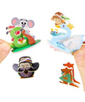 3D Cartoon Puzzle DIY Paper Craft Kit For Creative Building And STEM Projects That Sparks Learning Includes 176 Pieces Across Numbers Astronauts Athletes Vehicles Veggies And Letters For Fun Home Office Decor And Educational Activities, hands holding animal pieces