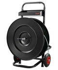 Heavy Duty Banding Strapping Cart Smooth Operator Rig For Pet Pp And Fiber Rolls Featuring Easy Slide Anti Retreat Pulleys and Locked Down Brakes