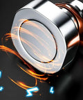 Heavy Duty Magnetic Welding Ground Clamp With Copper Tip For Secure Flat Or Curved Metal Workpiece Fix Fast And Stable Electrical Connection, close-up view of copper tip with magnetic field effect.