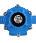 Eight-Roller Sprayer Pump With Cast Iron Housing Delivers 22.5 GPM At 300 PSI For Farm Sprayin' Fertilizer And Liquid Nutrients, top view