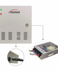 Four Door Network Access Control System Kit With Panel Controller And Metal Cabinet, 12V 8.5A Power Supply, TCP IP Wiegand