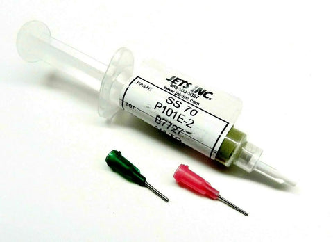 Silver Solder Paste For Jewelry Making And Fixes, E Soft To Hard, Easy To Use 1/4 Troy Ounce Syringe with tips, Made In USA