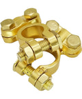 Brass Battery Terminal Connector Clamps Kit For Top Post Terminals Marine Car Boat RV Battery Protectors Durable Conductive Terminals