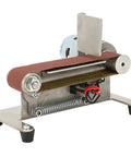 Fafeicy 200W Mini Belt Sander With Adjustable Speed 9000Rpm And Durable Brass Core Motor for precise sanding and polishing tasks.
