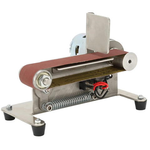 Fafeicy 200W Mini Belt Sander With Adjustable Speed 9000Rpm And Durable Brass Core Motor for precise sanding and polishing tasks.