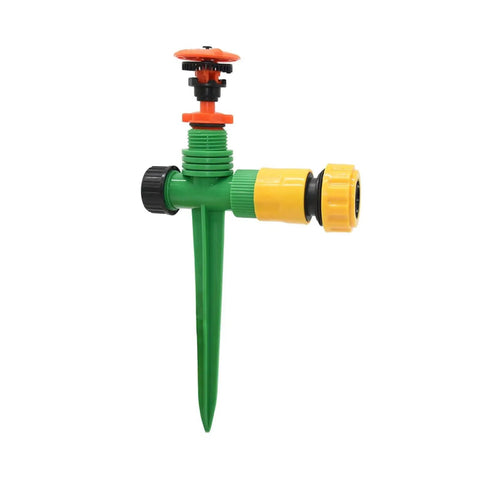 360 Degree Rotating Killer Sprinkler Set For Lawn And Garden Irrigation Heavy Duty Watering System with durable stake