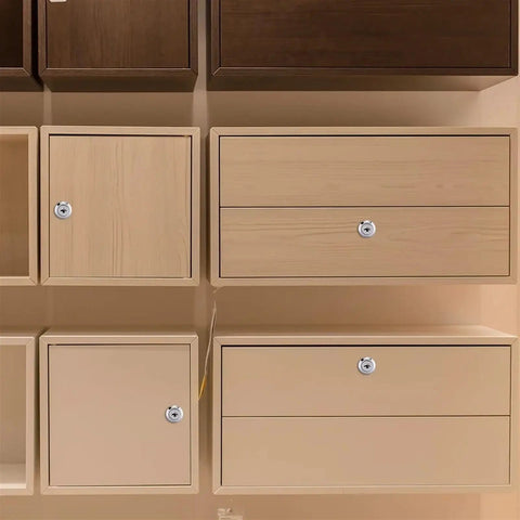 Wall-mounted cabinets with cam locks from Cam Lock Drawer Cabinet Lock Kit 16 20 25 30mm For Office Desk File Cabinet Letter Box And Mailbox DIY Friendly No Fuss Install Durable Furniture Hardware 1 Pack.
