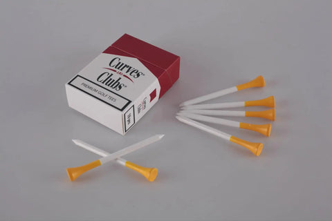 Viral Cigarette Box Style Golf Tees For Men Funny Novelty Golf Accessories Bamboo Tees Cool Gift Idea For Golfers Unique Boxed Tees
